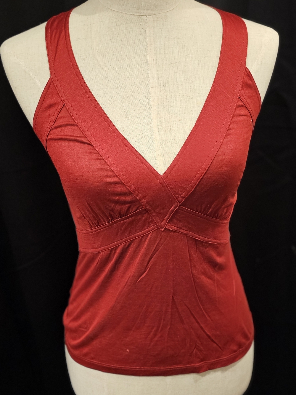 Gucci Red Sleeveless Tank Top XS
